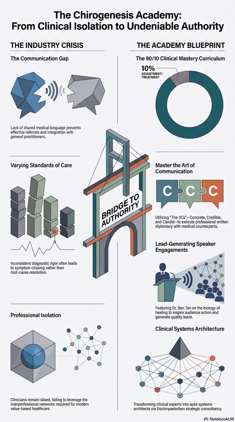 Clinical Systems Architecture and Practice Remediation Consulting at Chirogenesis Academy